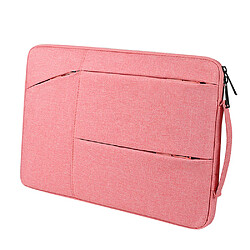 14.1-15.4 Pouces Waterpoof Laptop Briefcase Bag, 360° Notebook Tablet Bag Pink-14.1-15.4 pouces