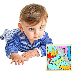 Avis Universal Petit enfant bois jurassique dinosaure tri empilement jouet bloc puzzle