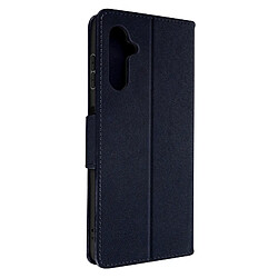 Avizar Pochette Folio pour Galaxy A14 4G et 5G Motif Papillon Support Bleu Nuit