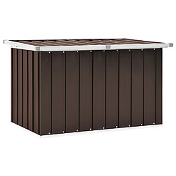 vidaXL Boîte de rangement de jardin Marron 109x67x65 cm