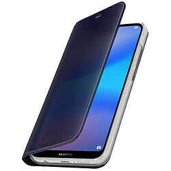 Avizar Housse Huawei P20 Lite Etui Miroir Clapet Coque Rigide Fonction Support Noir