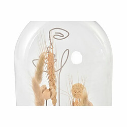 Figurine Décorative DKD Home Decor Verre Naturel MDF (17 x 17 x 25 cm) (2 Unités)