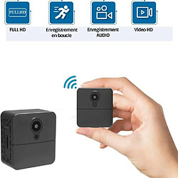 Acheter Mini caméra de surveillance IP WIFI HD 1080p, vision nocturne 150°, détecteur de mouvement, 1300mAh 3h30 d'enregistrement