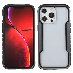 Coque en TPU + acrylique anti-chute, hybride noir/gris pour votre Apple iPhone 13 Pro Max 6.7 pouces