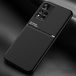 Coque en TPU + PU antichoc noir pour votre Xiaomi Redmi Note 11 Pro Plus/Redmi Note 11 Pro