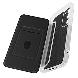 Avizar Etui pour Samsung S23 Plus Clapet Magnétique Porte Carte série Piano Book noir