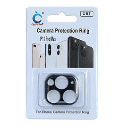 Avis Wewoo Film de verre trempé Protecteur d'objectif de caméra en alliage d'aluminium pour iPhone 11 Pro / 11 Max noir