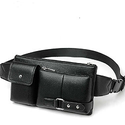 Universal Sac Fanny Pack en cuir Sac à bandoulière pour ebook, tablette et pour Smartron T.Phone