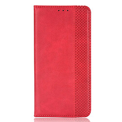 Coque en TPU + PU antichoc avec porte-stylo rouge pour votre Samsung Galaxy Z Fold3 5G