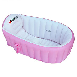 Baignoire gonflable pour bébé nouveau-né, piscine anti-glissante pliable - Rose