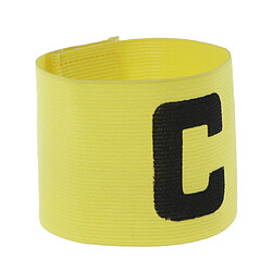 Capitaine Brassard Football Brassards Réglables Brassards Fluorescents Jaune