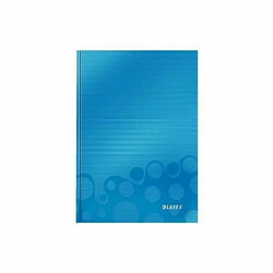 Leitz Wow Cahier broché 80 pages Format A5 ligné Bleu brillant