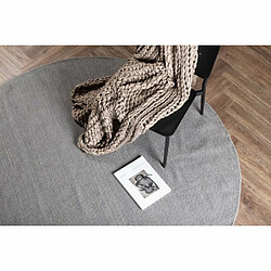 Venture Home Tapis en coton et laine gris clair Jaipur Diamètre 200 cm.