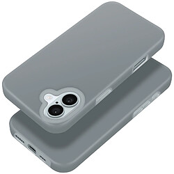 Avizar Coque pour iPhone 16 Plus Antichoc Intérieur Doux Bord Surélevé Gris