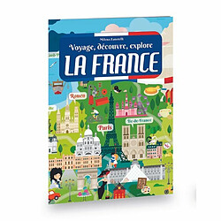 Ludendo Puzzle rond 210 pièces + Livre - Explore la France