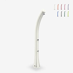 Douche solaire de jardin et mitigeur 35 litres Arkema Design Happy XL H420, Couleur: Blanc