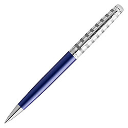 Stylo bille bleu Waterman Hemisphère Deluxe pointe moyenne 1 mm