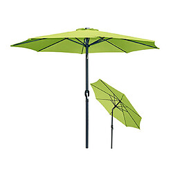 Mes Parasol rond inclinable 300 cm vert anis - PALERMO