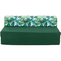 Avis Jardindeco Chauffeuse double en coton coussin imprimé Deep jungle.