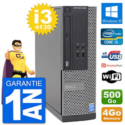 PC Dell Optiplex 3020 SFF i3-4130 RAM 4Go Disque Dur 500Go Windows 10 Wifi - Occasion