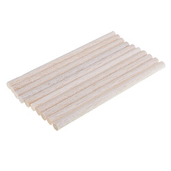 Acheter 10pieces balsa bois rond bâtons 11mm diamètre pour l'alimentation du bois 200mm