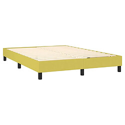 Acheter Sommier à lattes,Cadre à lattes de lit pour Adulte Vert 140x190 cm Tissu -MN33860