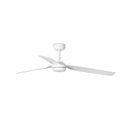 Faro Barcelona Ventilateur de plafond blanc avec moteur à courant continu intelligent 