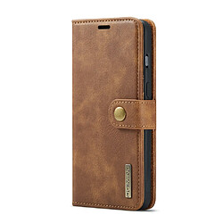 Etui en PU DG.MING absorption magnétique avec support, marron pour votre OnePlus 9RT 5G