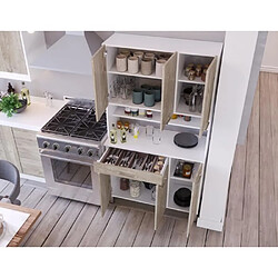 Avis Cstore TACOMA - buffet de cuisine l 100 cm - décor chêne