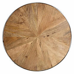 BigBuy Home Table Basse Argenté Naturel 100 x 100 x 45 cm (2 Unités) pas cher