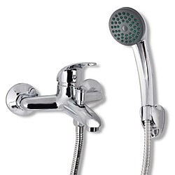 vidaXL Kit de robinet de douche Chrome