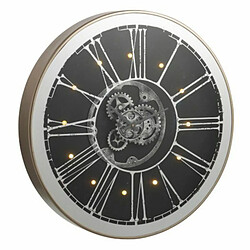 Paris Prix Horloge Murale Ronde à Led Ozua 80cm Argent