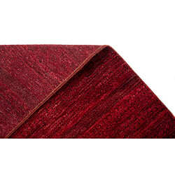 Vidal Tapis de laine 203x155 rouge Juma pas cher