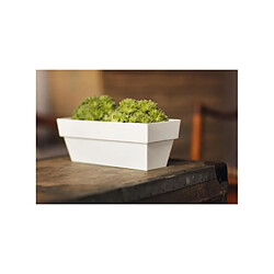 Plastiken Jardiniere 12x30 Cm Collection LIMITED - Blanc