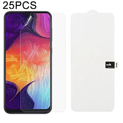 Wewoo Film protecteur avant à couverture intégrale en d'hydrogel doux de 25 PCS avec alcool coton + carte à gratter pour Galaxy A50