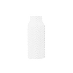 Beliani Vase décoratif XANTHOS Céramique 32 cm Blanc pas cher