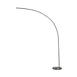 Mes Lampadaire arc 147x40x185 cm en métal gris