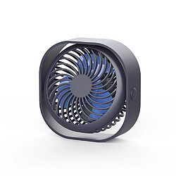 (Bleu) Ventilateur de Bureau USB Mini Ventilateur de Refroidissement de Bureau Portable Refroidisseur 3 Vitesses USB Rechargeable