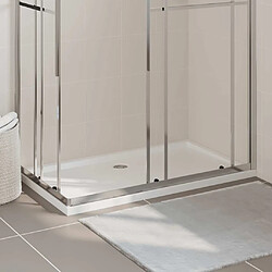 VidaXL Receveur de douche blanc 70x120 cm