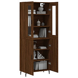 Avis Maison Chic Buffet,Meuble de Rangement,commode pour salon,Cuisine Chêne marron 69,5x34x180 cm Bois d'ingénierie -MN57151