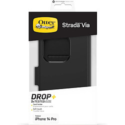 OTTERBOX Coque Strada Via iPhone 14 Pro (Black Night)