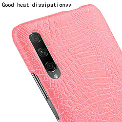 Avis Wewoo Coque PC + PU antichoc en texture de crocodile pour Huawei Honor 9X / 9X Pro rose