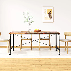 Maison Chic Table de salle à manger,Table à dîner Bois de récupération massif 180 cm -GKD92999