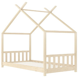 Avis Maison Chic Lit d'Enfant Chambre - Cadre de lit pour enfant Bois de pin massif 70x140 cm -MN15469