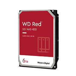 Western Digital WD Red Plus Disque Dur HDD Interne 6000Go 3.5" SATA 185Mo/s Noir