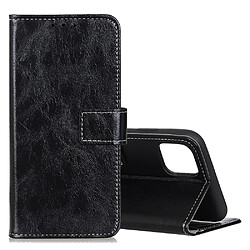 Wewoo Housse Coque Pour Galaxy Note10 Lite / A81 Retro Crazy Horse Texture en cuir à rabat horizontal avec support et fentes cartes et cadre photo et portefeuille noir