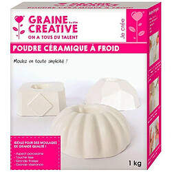 Graines Creatives Poudre céramique à froid 1 kg