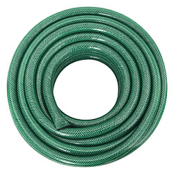 vidaXL Tuyau d'arrosage vert 0,75" 30 m PVC