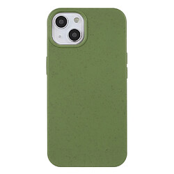 Coque en TPU anti-chute, style paille de blé vert noirâtre pour votre Apple iPhone 13 mini 5.4 pouces