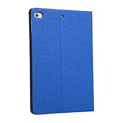 Avis Wewoo Housse Étui Coque en cuir à rabat horizontal TPU tissu Texture pour iPad Mini 2019 et 4avec support Bleu